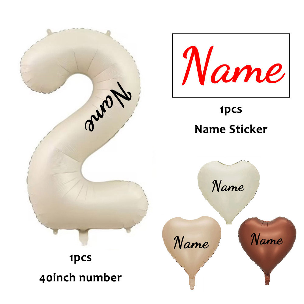 Custom Birthday Number Balloon - огляд і ціна Confetti Balloon Set