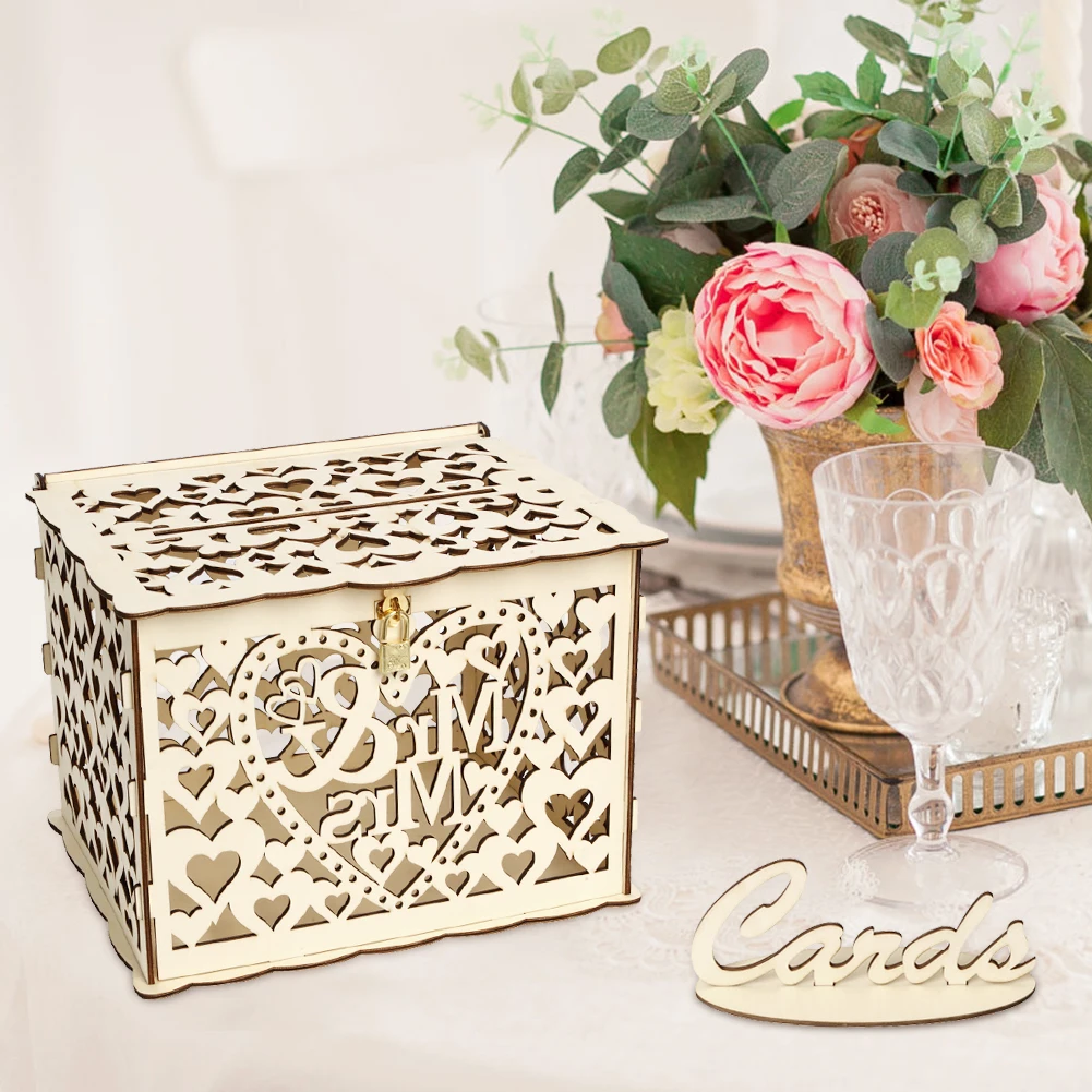 Wooden Wedding Card Box Weddin - огляд і ціна Wedding Sutra