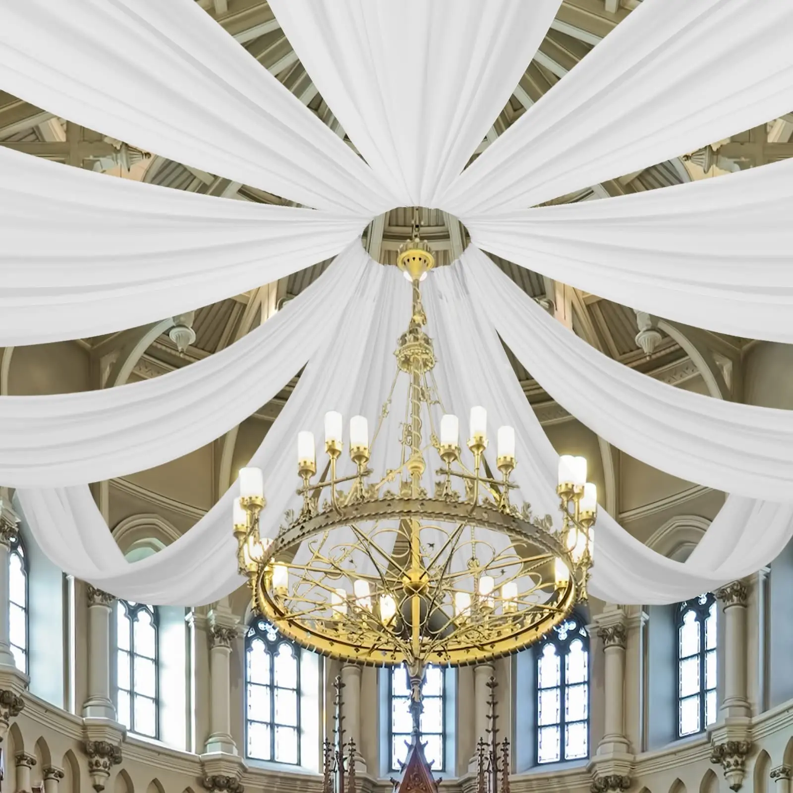 White Wedding Dress Ceiling Dr - огляд і ціна Wedding Ceremony Supply