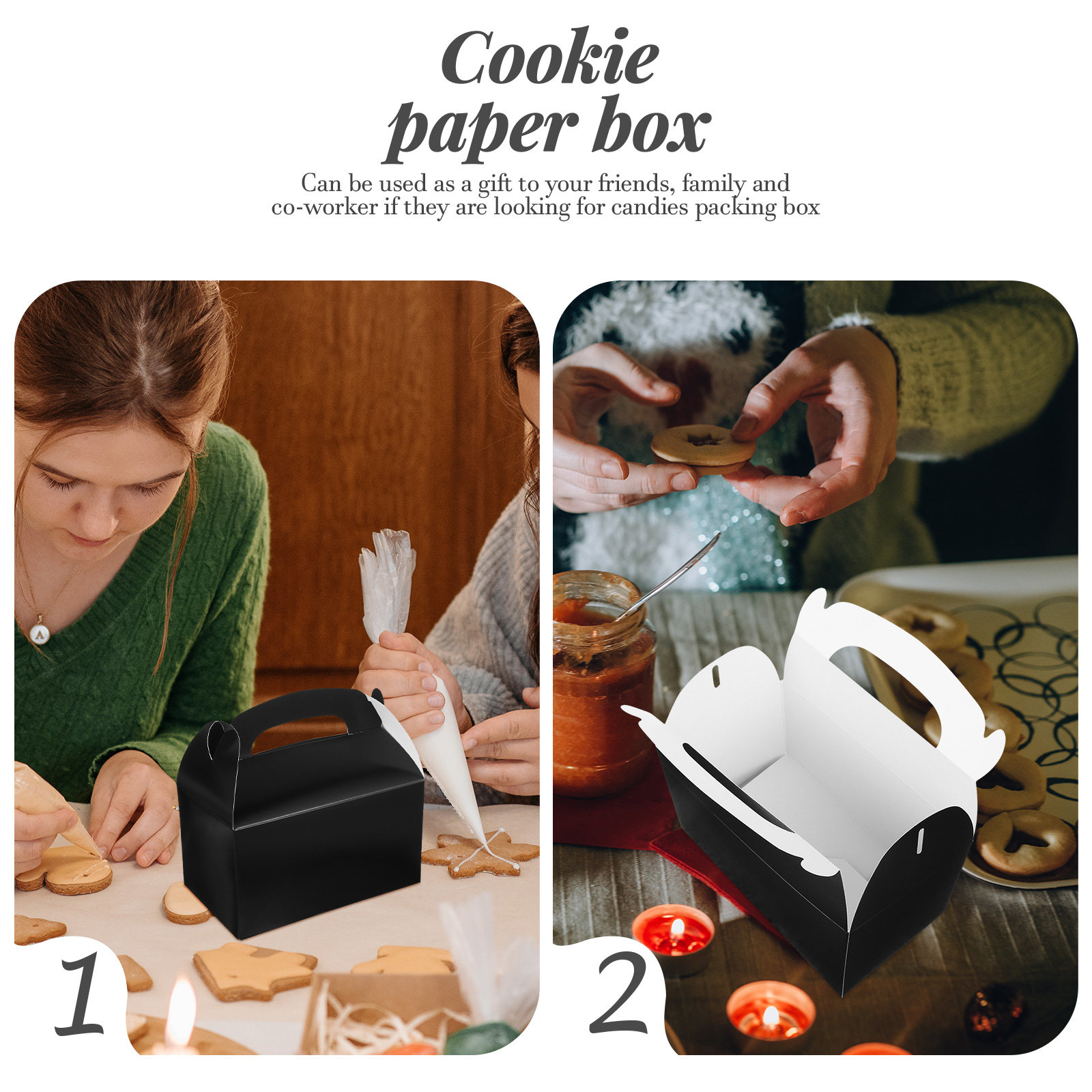 10Pcs Cardboard Cake Box Healt - огляд і ціна Wedding Favor Box