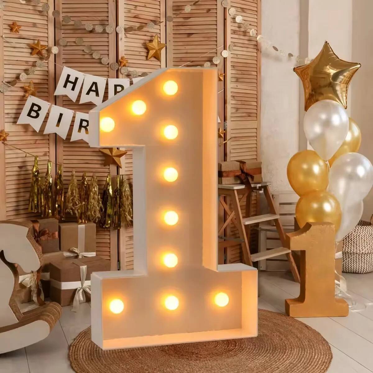 Giant Number Led Light for Kid - огляд і ціна Confetti Balloon Set