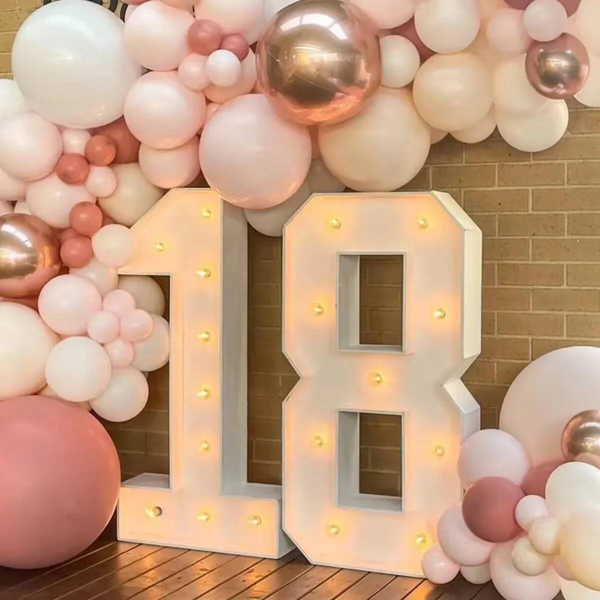 Giant Number Led Light for Kid - огляд і ціна Confetti Balloon Set