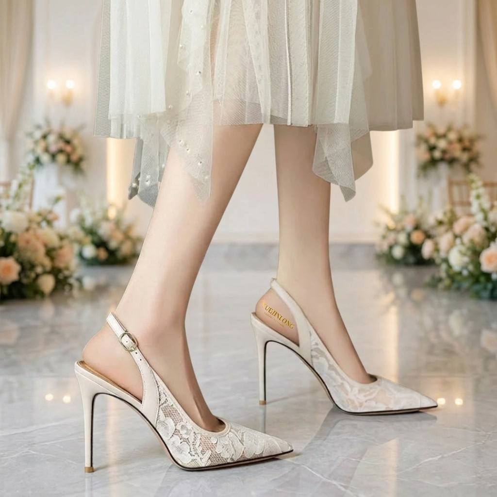 Sexy Sharp Toe Lace Mules Wome - огляд і ціна Wedding Super