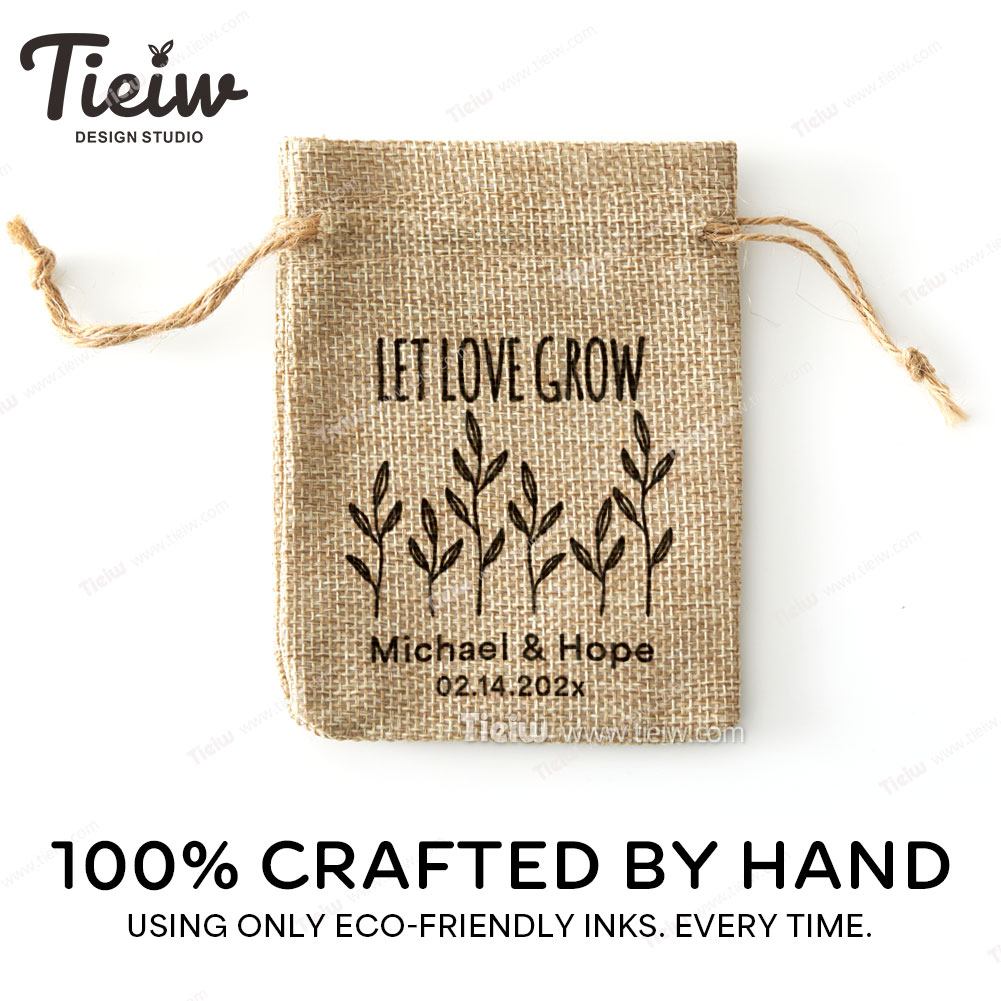 25PCS-Personalized Burlap Wedd - огляд і ціна Wedding Supply List