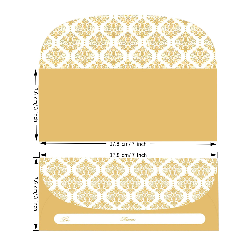 25/50 Pcs Cash Gift Envelopes  - огляд і ціна Wedding Sutra