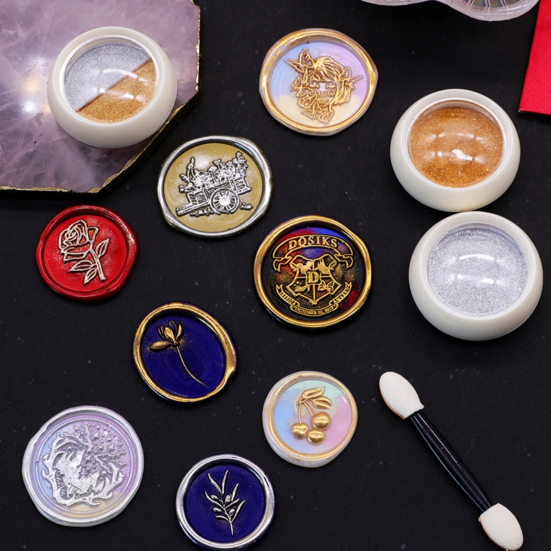 18 Colors Gold Wax Seal Stamp  - огляд і ціна Wedding Sutra