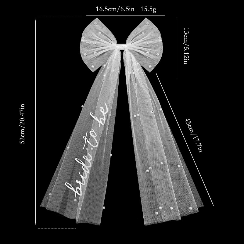 Bride To Be Bow Veil - Bachelo - огляд і ціна Wedding Supply List