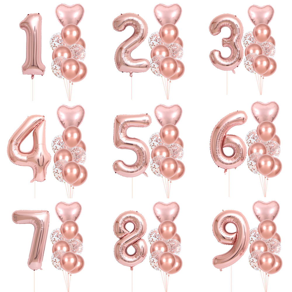 40 Inch 0-9 Rose Gold Number B - огляд і ціна Wedding Ceremony Supply