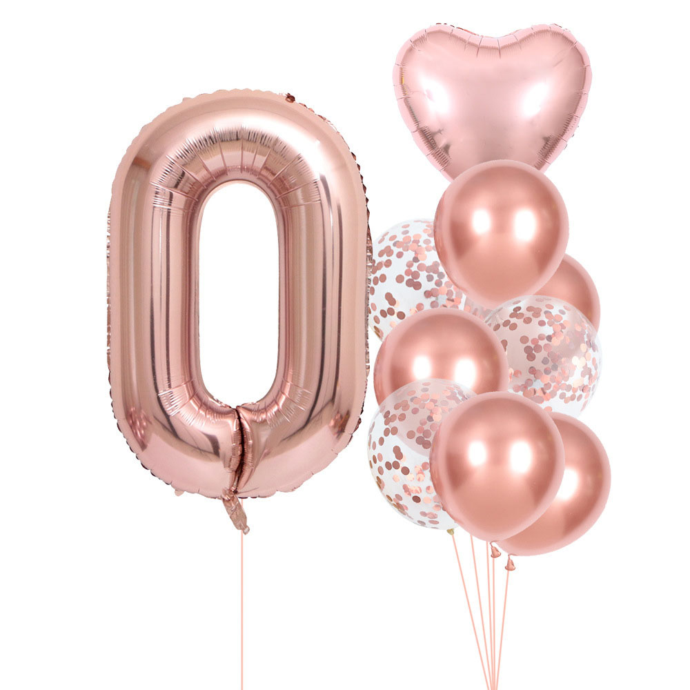 40 Inch 0-9 Rose Gold Number B - огляд і ціна Wedding Ceremony Supply