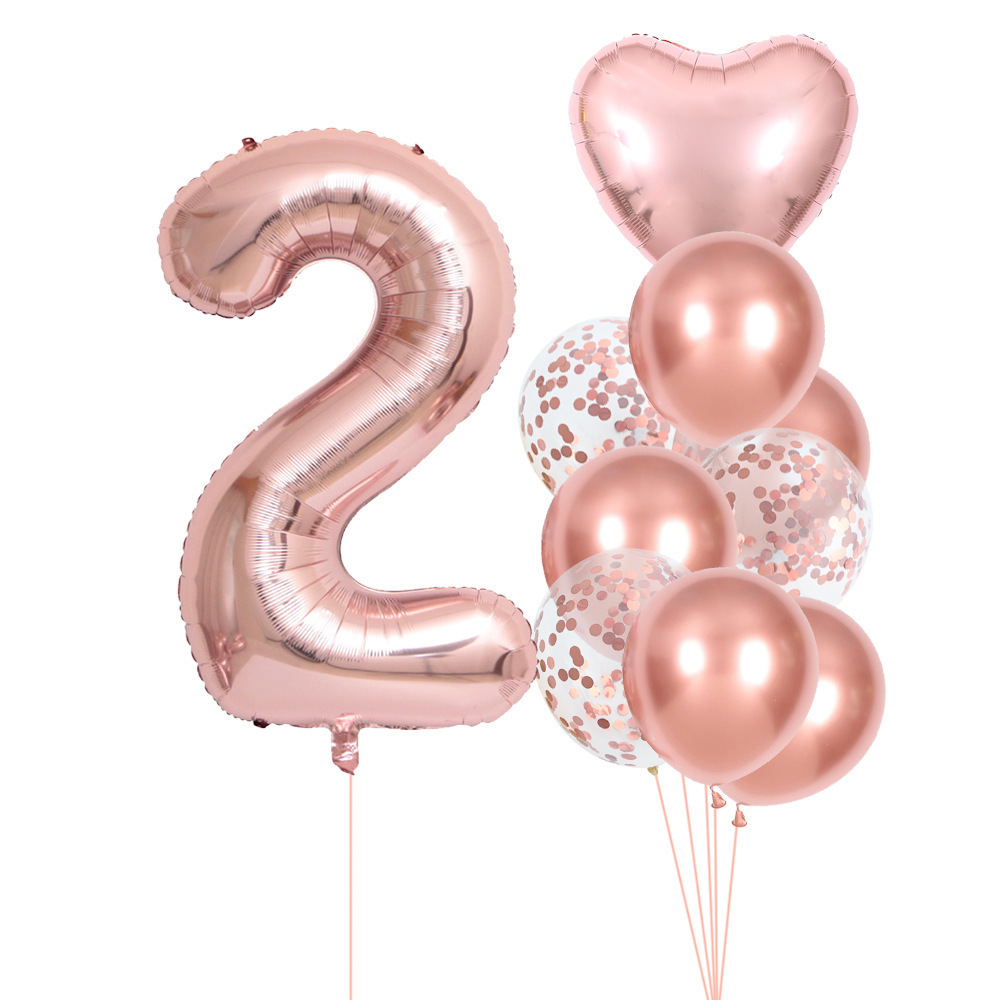 40 Inch 0-9 Rose Gold Number B - огляд і ціна Wedding Ceremony Supply