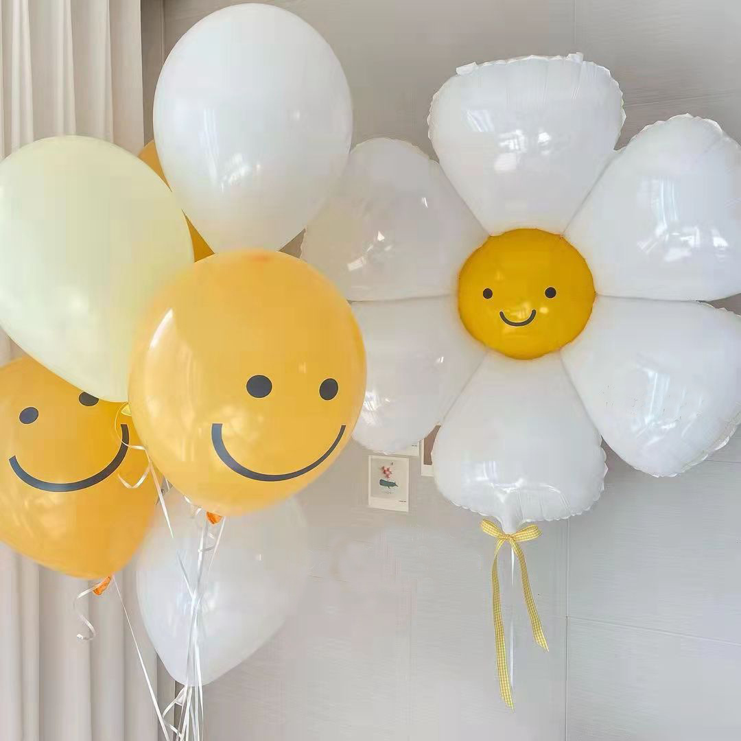 1set Resin Daisy Cake Topper M - огляд і ціна Confetti Balloon Set