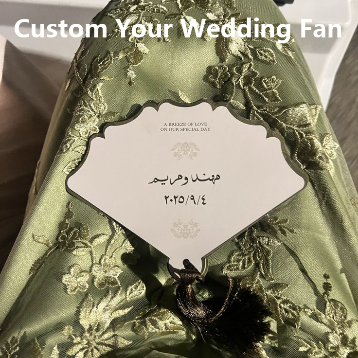 Custom Luxury Wedding Fan Pers - огляд і ціна Wedding Ceremony Supply