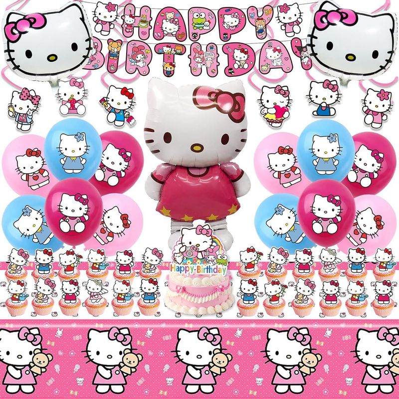 Hello Kitty Party Decorations: - огляд і ціна Confetti Balloon Set