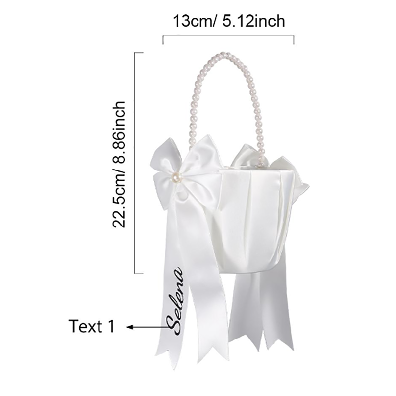 Custom Name Flower Girl Basket - огляд і ціна Wedding Ceremony Supply