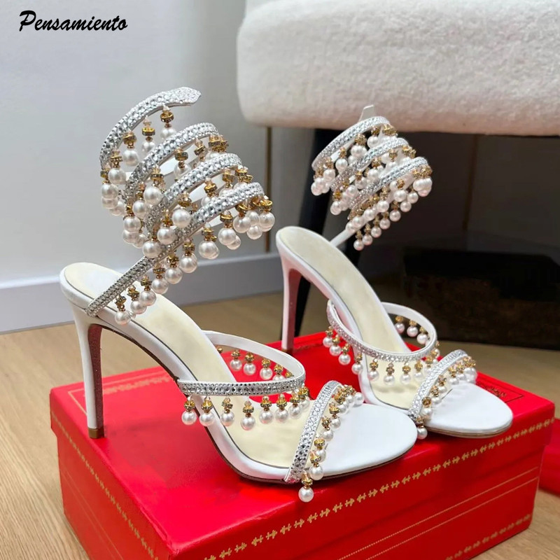Luxury Rhinestones Pearls Tass - огляд і ціна Wedding Super