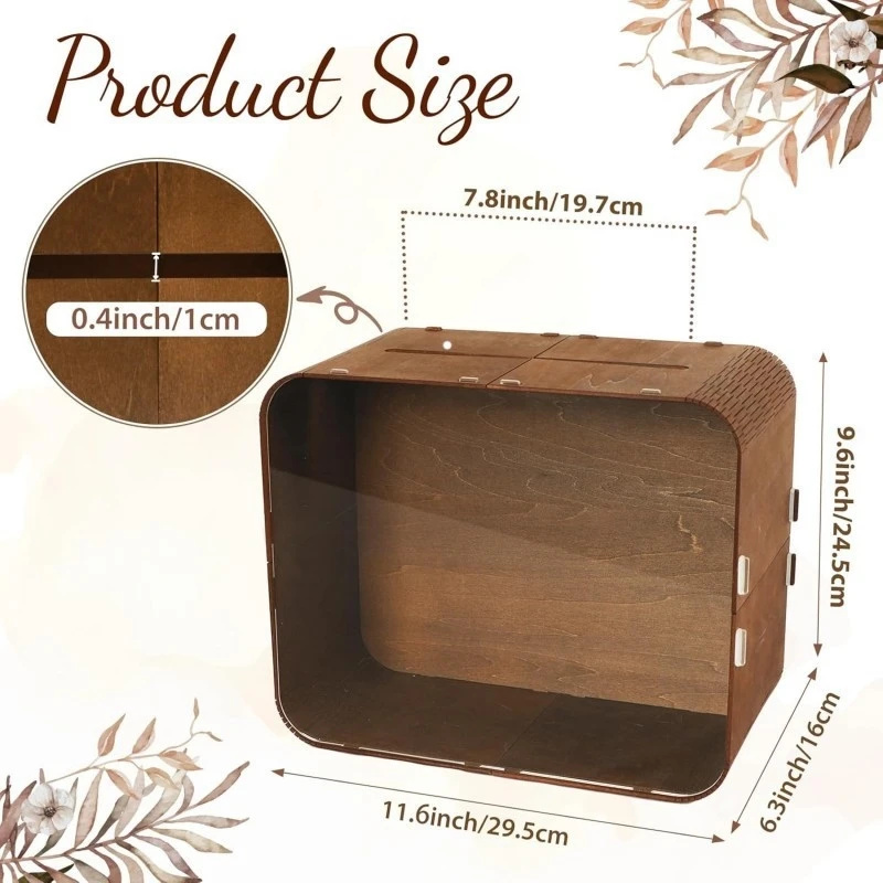 Wooden Wedding Card Box With A - огляд і ціна Wedding Ceremony Supply