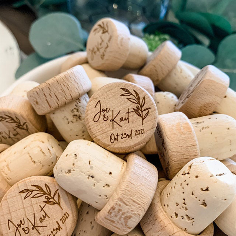 Customized Wood Wine Stopper W - огляд і ціна Wedding Supply List