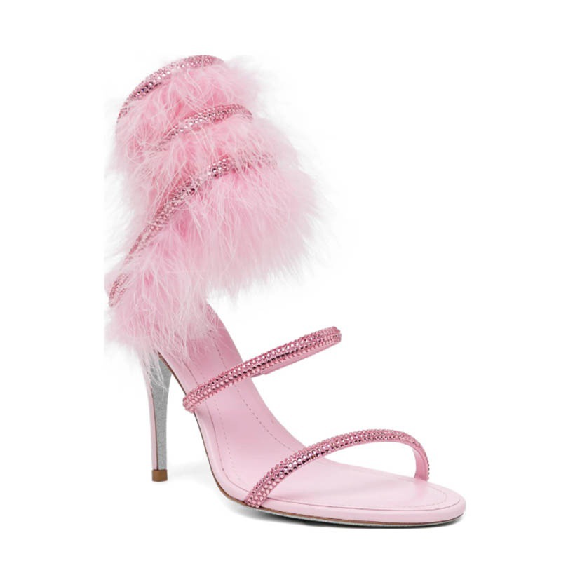 Pink fur ankle warp crystal hi - огляд і ціна Wedding Super
