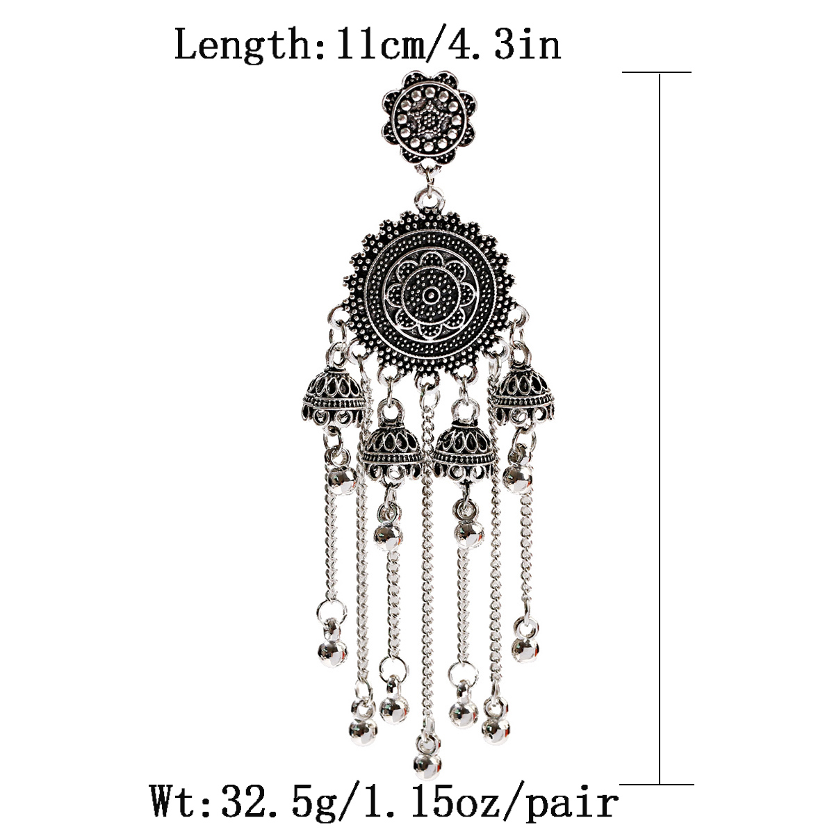 Chain Pendientes Earring And H - огляд і ціна Indian Wedding Supply