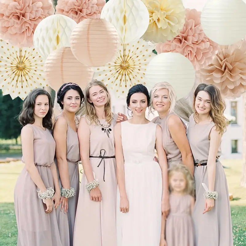 11Pcs Champagne Gold and Beige - огляд і ціна Wedding Ceremony Supply